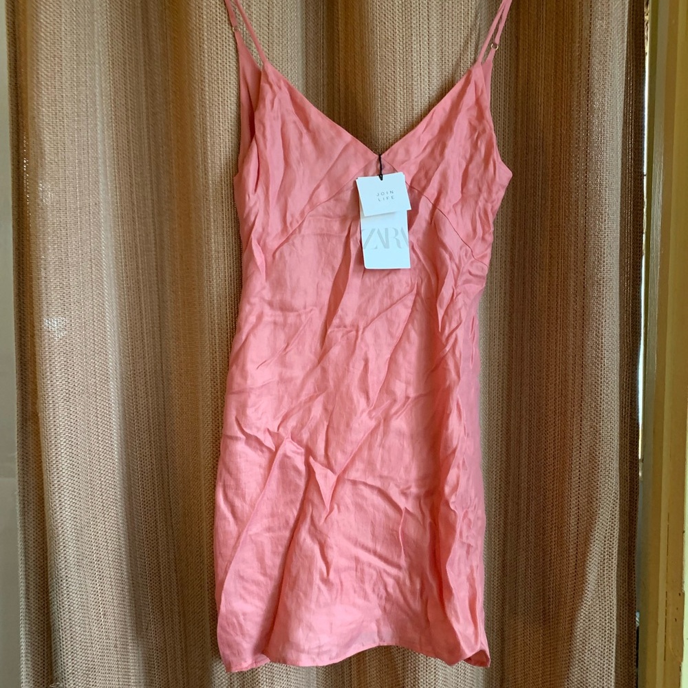 Zara Pink Slip Dress